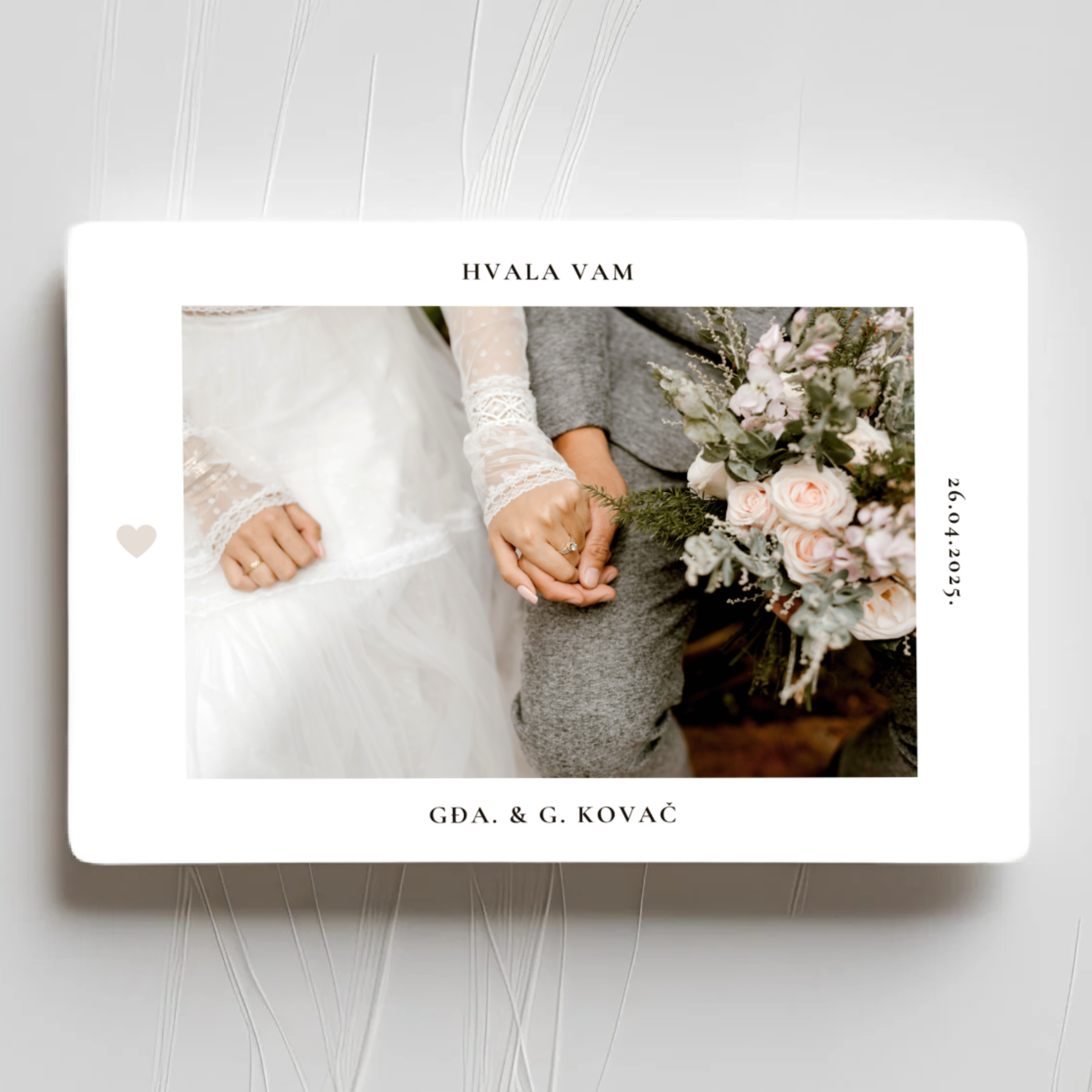 Zahvalnice za Vjenčanje - Slika 3