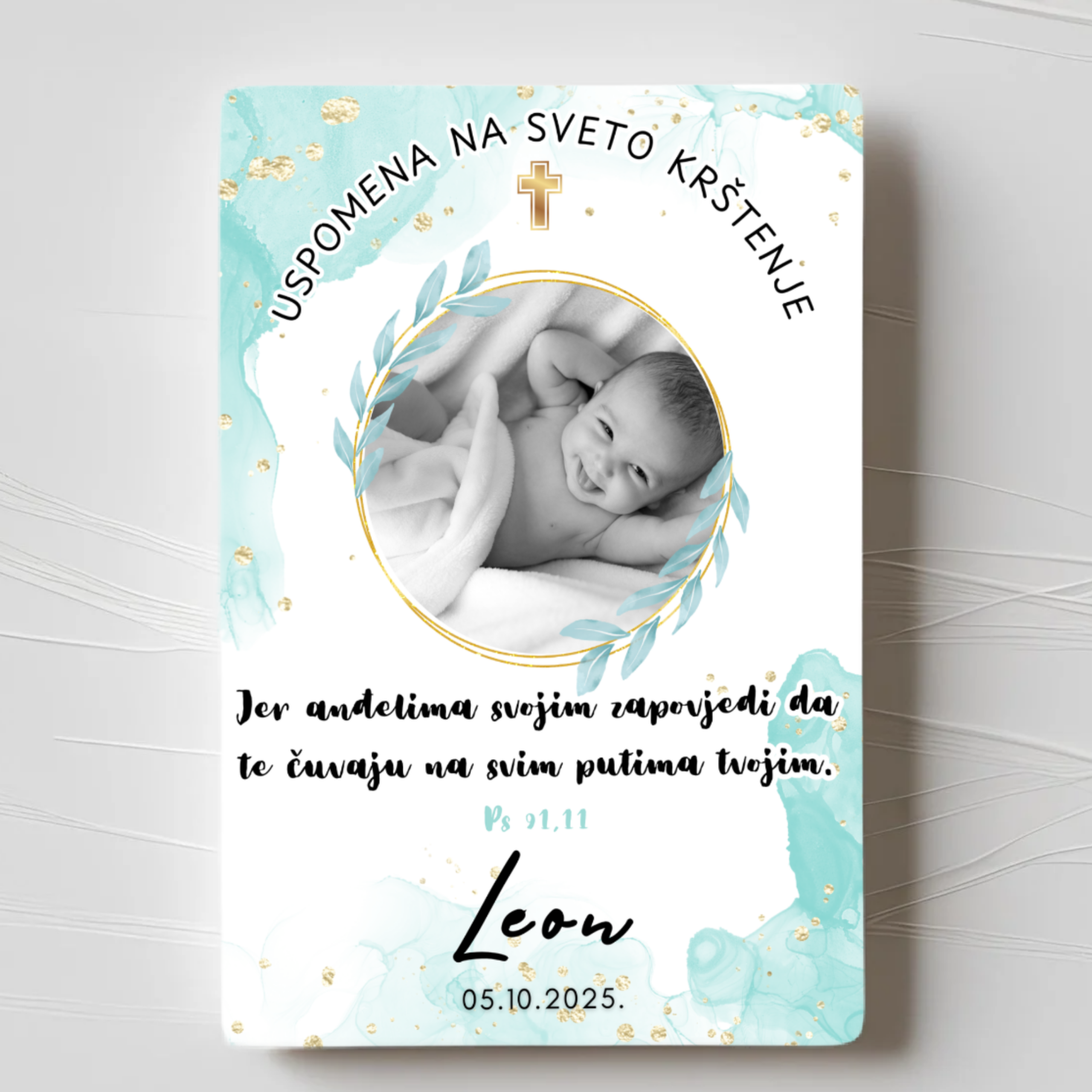 Zahvalnice za Krštenje - Dizajn 8